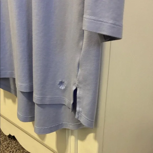 Isaac Mizrahi Live Light Purple Scoop Neck Tunic-3/4 inch sleeves- Large - Picture 11 of 12